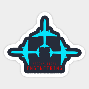 aeronautical engineering aerospace engineer Sticker